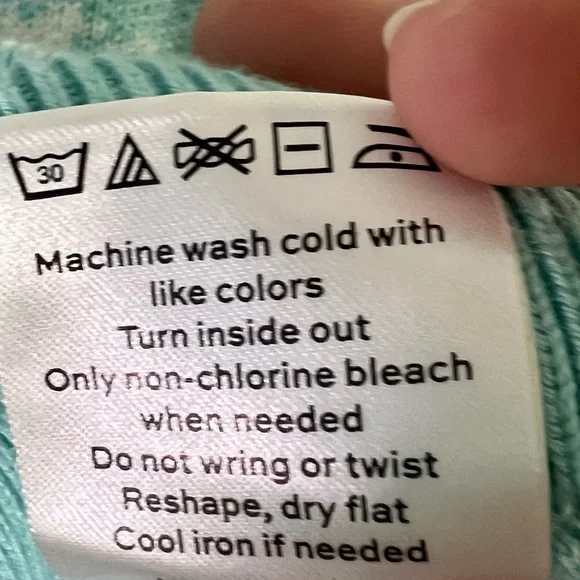 Draper James Women’s Gingham Turquoise & White Cardigan Sz L Preppy Academia - Picture 5 of 7